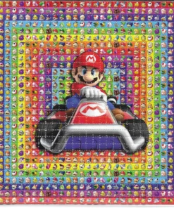 Buy Mario Kart LSD Blotter Art Psychedelic Acid Paper Highest quality print (from professional offset printer, not inkjet)